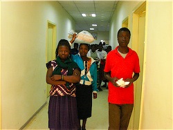 Youth at hospital.